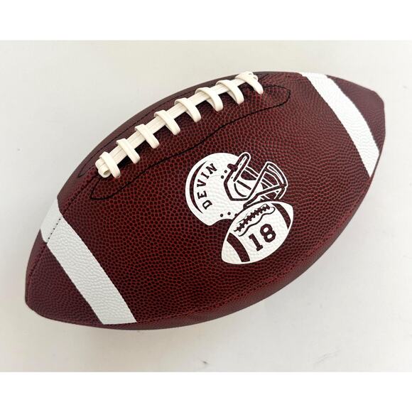 Custom Football Personalized Name & Number & Color Team Gift Coach Gift Player - Picture 1 of 9